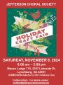 Holiday Craft Fair sponsored by the Jefferson Choral Society